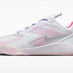Nike White Pink Lavender Accent Training Sneakers